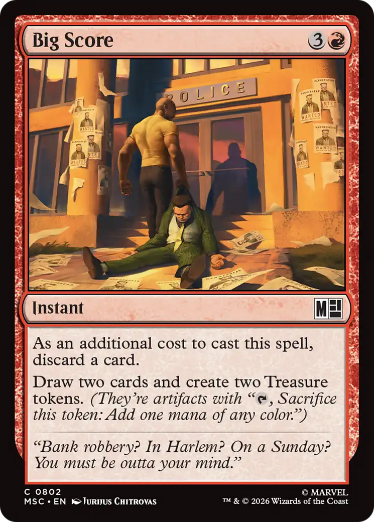 Big Score [Marvel Super Heroes Commander] | Card Merchant Takapuna