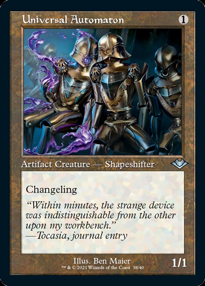 Universal Automaton (Retro Foil Etched) [Modern Horizons] | Card Merchant Takapuna