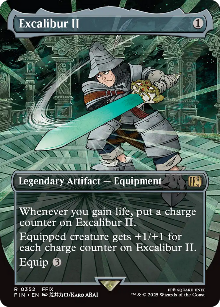 Excalibur II (Borderless) [FINAL FANTASY] | Card Merchant Takapuna