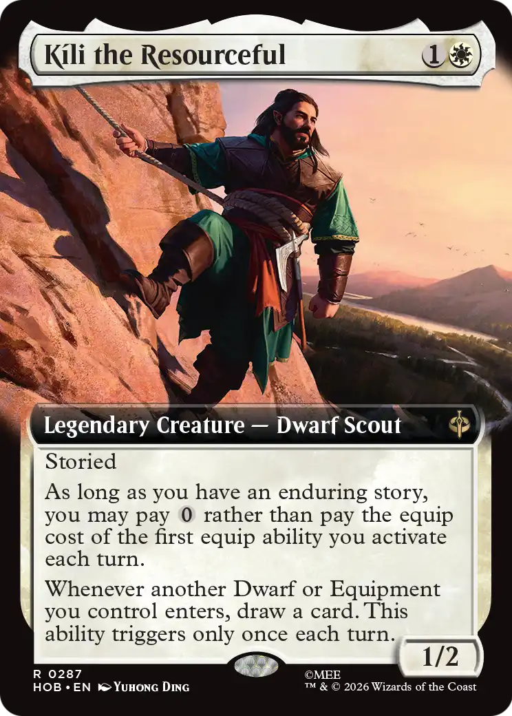Kili the Resourceful (Extended Art) [The Hobbit] | Card Merchant Takapuna