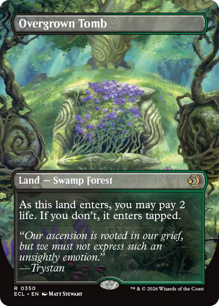 Overgrown Tomb (Borderless) [Lorwyn Eclipsed] | Card Merchant Takapuna