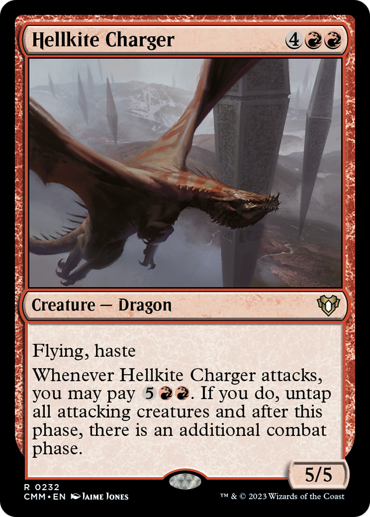 Hellkite Charger (Foil Etched) [Commander Masters] | Card Merchant Takapuna
