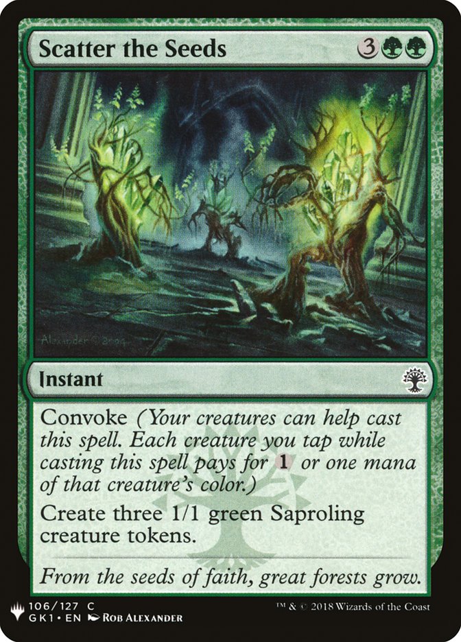 Scatter the Seeds [Mystery Booster] | Card Merchant Takapuna