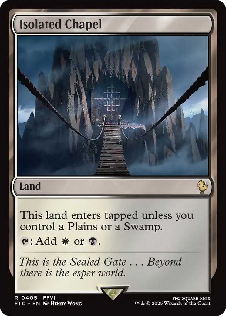 Isolated Chapel [FINAL FANTASY Commander] | Card Merchant Takapuna