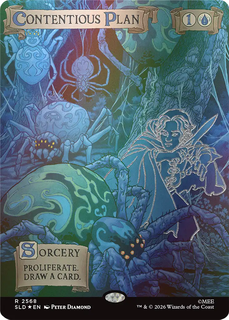 Contentious Plan (Out Of Sight Foil) [Secret Lair Drop Series] | Card Merchant Takapuna