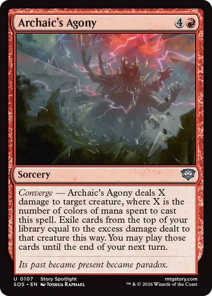 Archaic's Agony [Secrets of Strixhaven] | Card Merchant Takapuna
