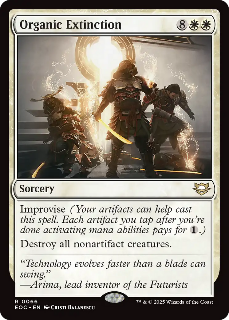 Organic Extinction [Edge of Eternities Commander] | Card Merchant Takapuna