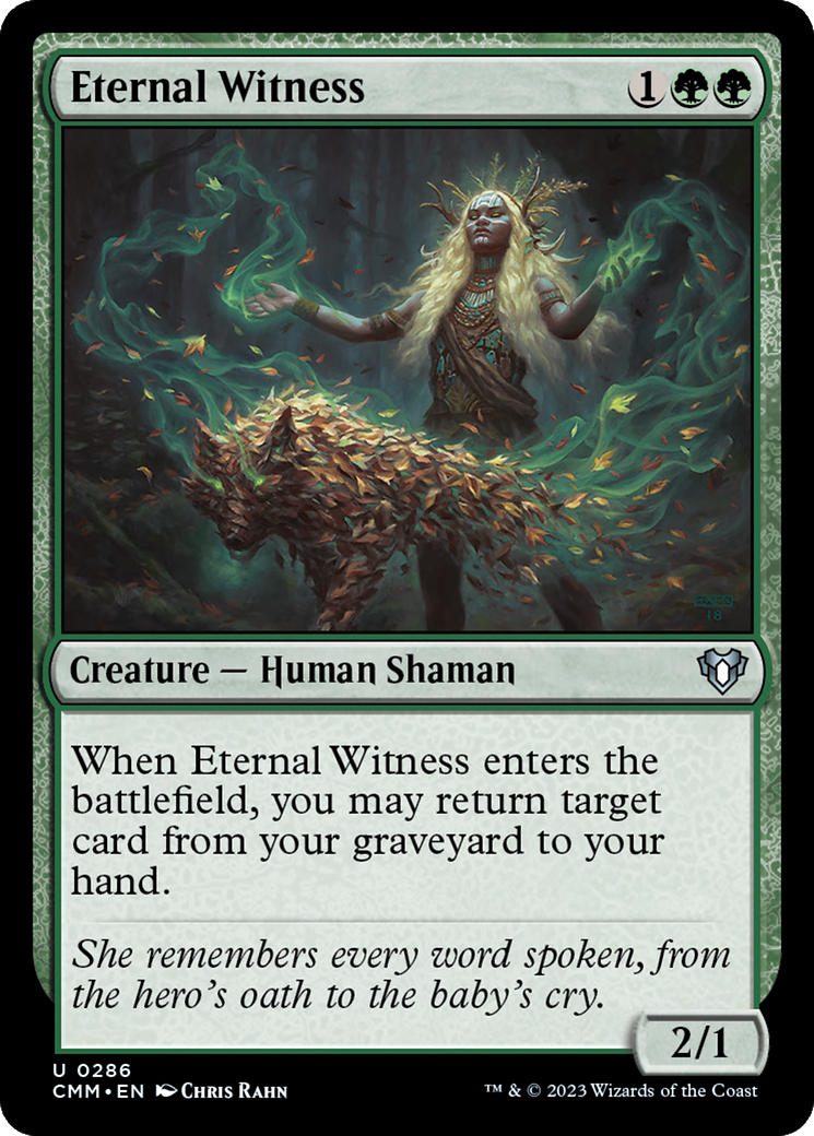 Eternal Witness [Commander Masters] | Card Merchant Takapuna