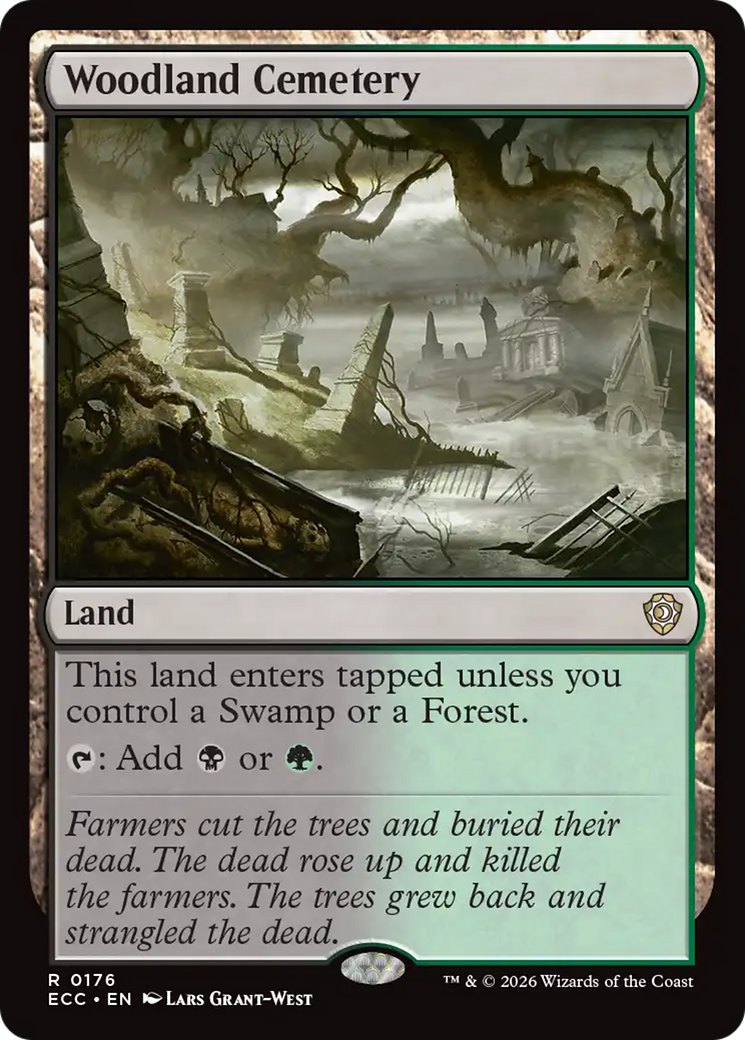 Woodland Cemetery [Lorwyn Eclipsed Commander] | Card Merchant Takapuna