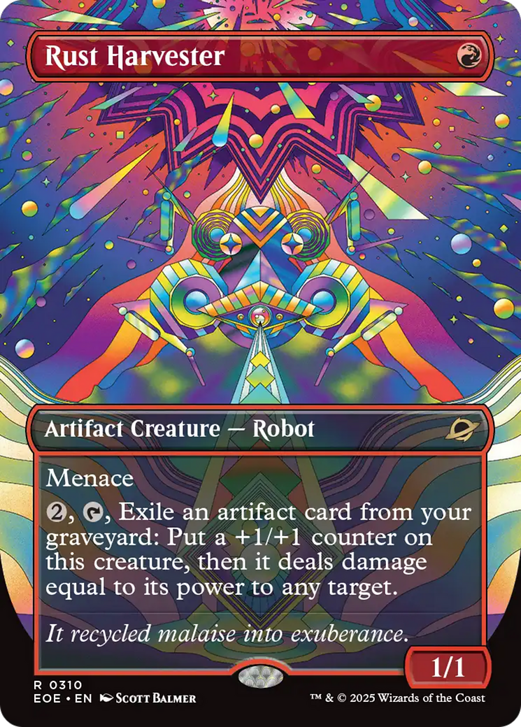 Rust Harvester (Borderless) [Edge of Eternities] | Card Merchant Takapuna