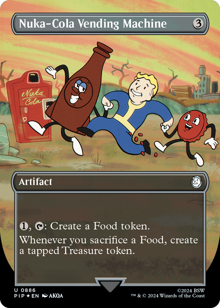 Nuka-Cola Vending Machine (Borderless) (Surge Foil) [Fallout] | Card Merchant Takapuna
