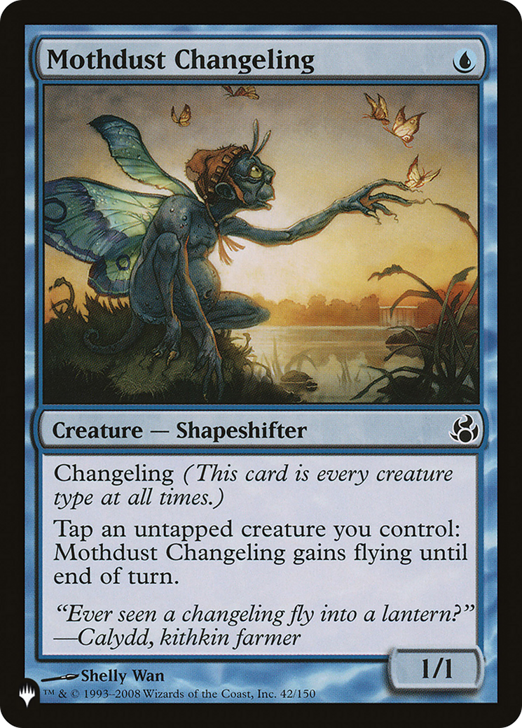 Mothdust Changeling [The List] | Card Merchant Takapuna