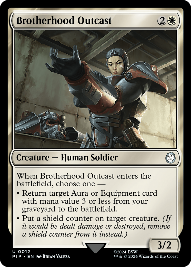 Brotherhood Outcast [Fallout] | Card Merchant Takapuna