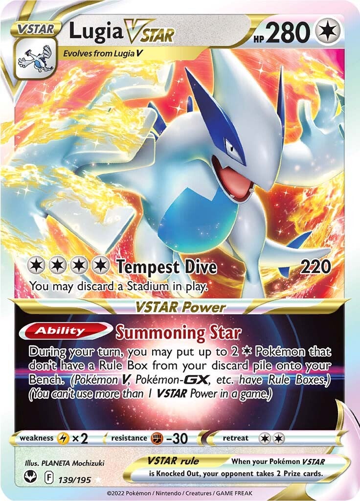 Lugia VSTAR (139/195) [Sword & Shield: Silver Tempest] | Card Merchant Takapuna