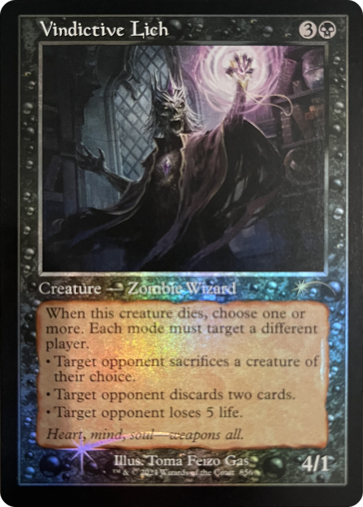 Vindictive Lich (Retro Frame) [Secret Lair Drop Series] | Card Merchant Takapuna