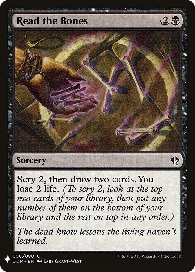 Read the Bones [Mystery Booster] | Card Merchant Takapuna
