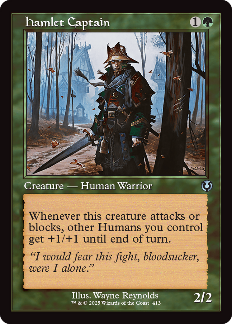 Hamlet Captain (Retro Frame) [Innistrad Remastered] | Card Merchant Takapuna