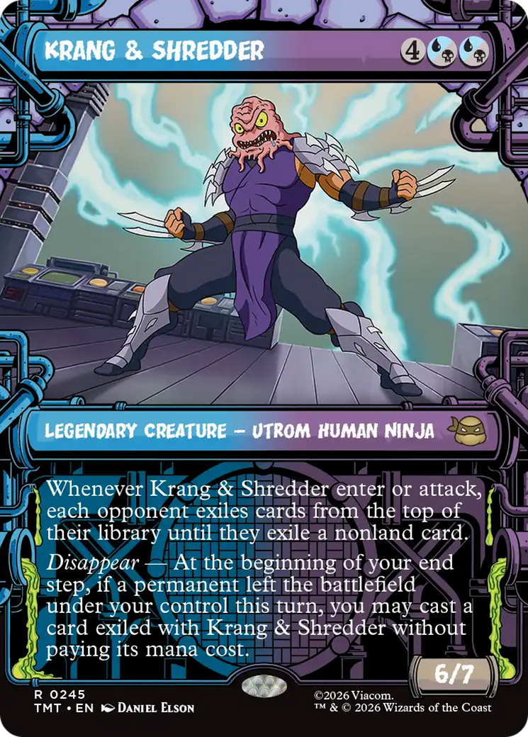 Krang & Shredder (Showcase) [Teenage Mutant Ninja Turtles] | Card Merchant Takapuna