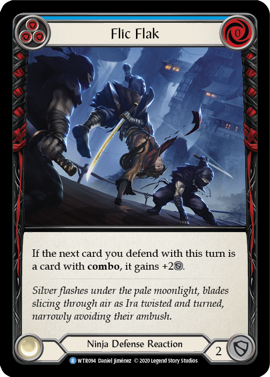Flic Flak (Blue) [U-WTR094] (Welcome to Rathe Unlimited)  Unlimited Normal | Card Merchant Takapuna