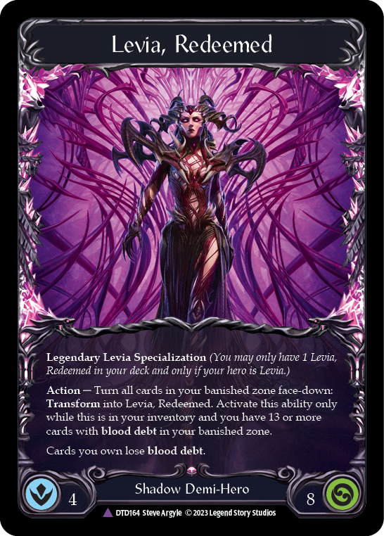 Levia, Redeemed // Blasmophet, Levia Consumed (Marvel) [DTD164] (Dusk Till Dawn)  Cold Foil | Card Merchant Takapuna