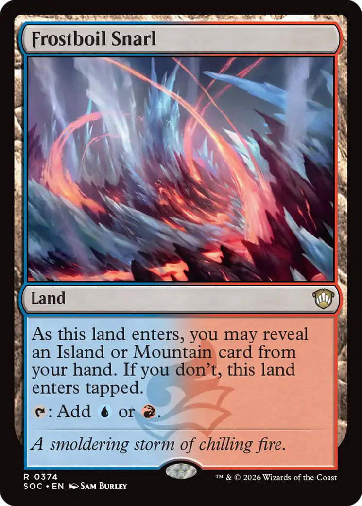 Frostboil Snarl [Secrets of Strixhaven Commander] | Card Merchant Takapuna