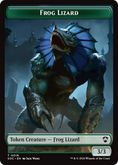 Food // Frog Lizard Double-Sided Token [Secrets of Strixhaven Commander Tokens] | Card Merchant Takapuna