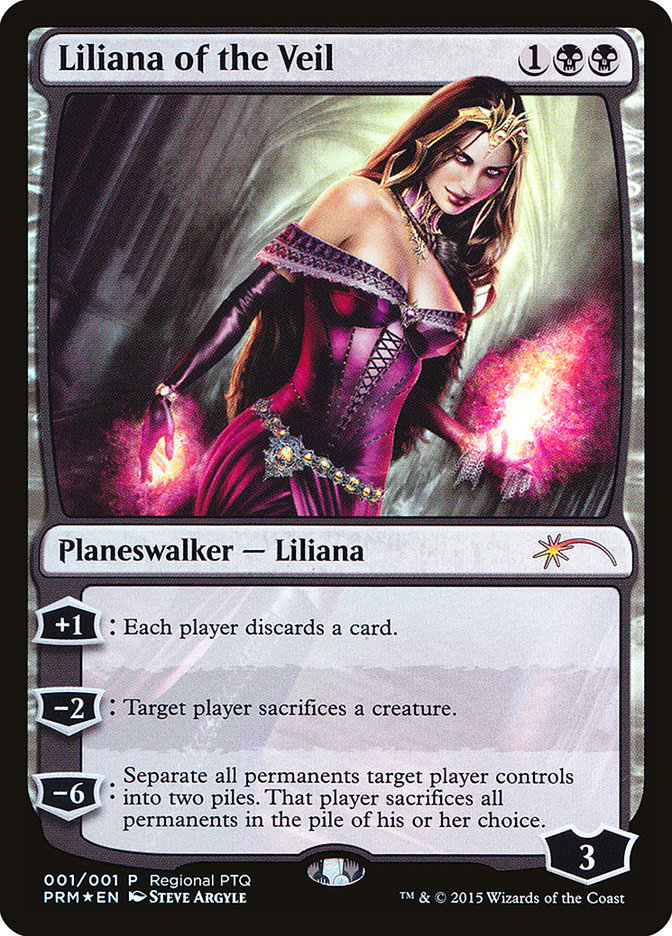 Liliana of the Veil (Regional PTQ) [Pro Tour Promos] | Card Merchant Takapuna