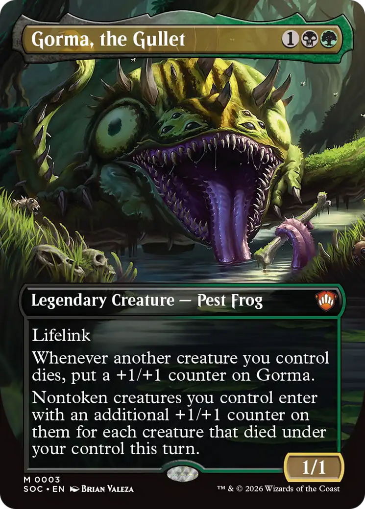 Gorma, the Gullet (Borderless) [Secrets of Strixhaven Commander] | Card Merchant Takapuna
