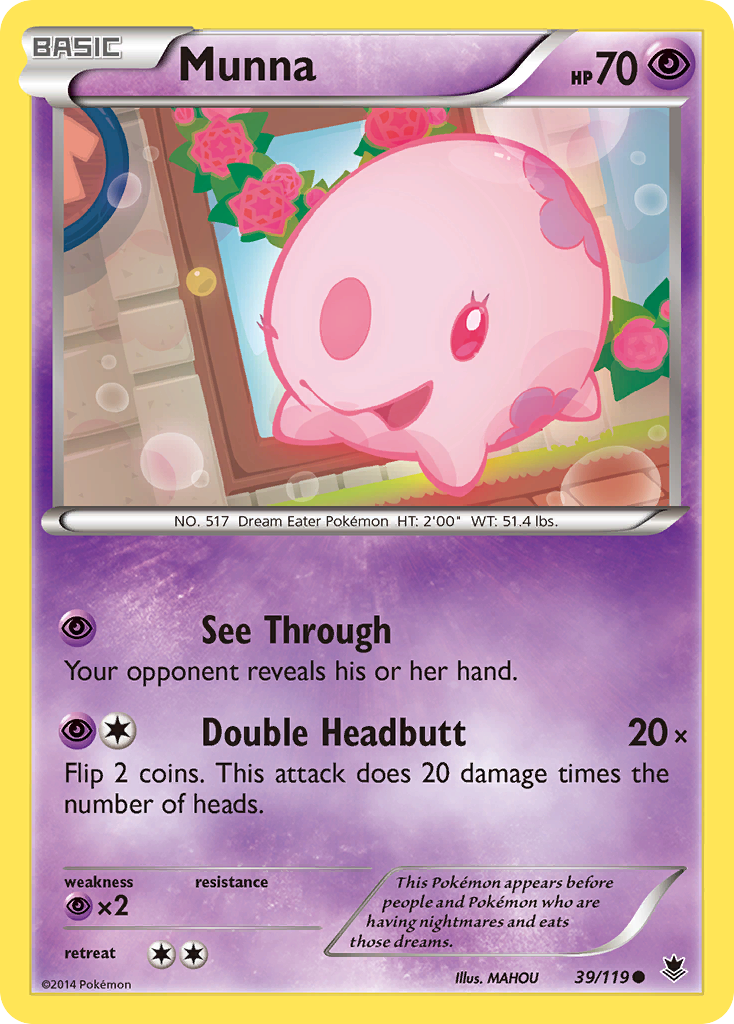 Munna (39/119) [XY: Phantom Forces] | Card Merchant Takapuna