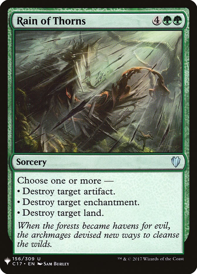 Rain of Thorns [Mystery Booster] | Card Merchant Takapuna