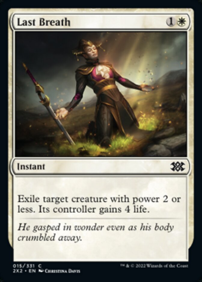 Last Breath [Double Masters 2022] | Card Merchant Takapuna