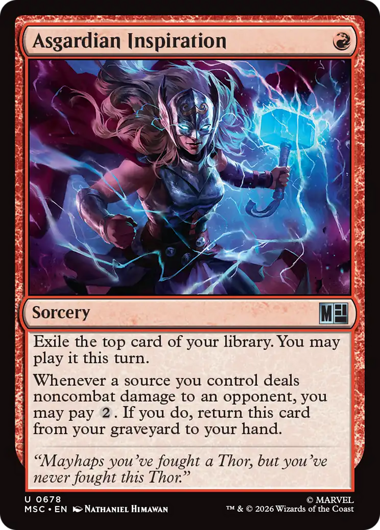 Asgardian Inspiration [Marvel Super Heroes Commander] | Card Merchant Takapuna