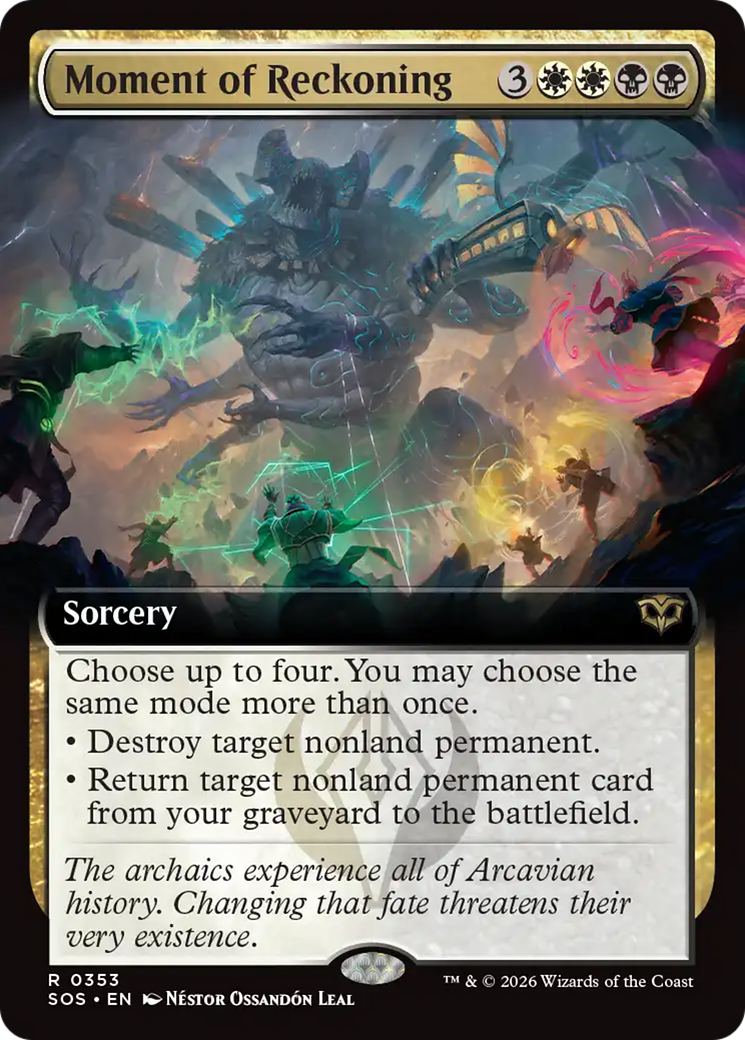Moment of Reckoning (Extended Art) [Secrets of Strixhaven] | Card Merchant Takapuna