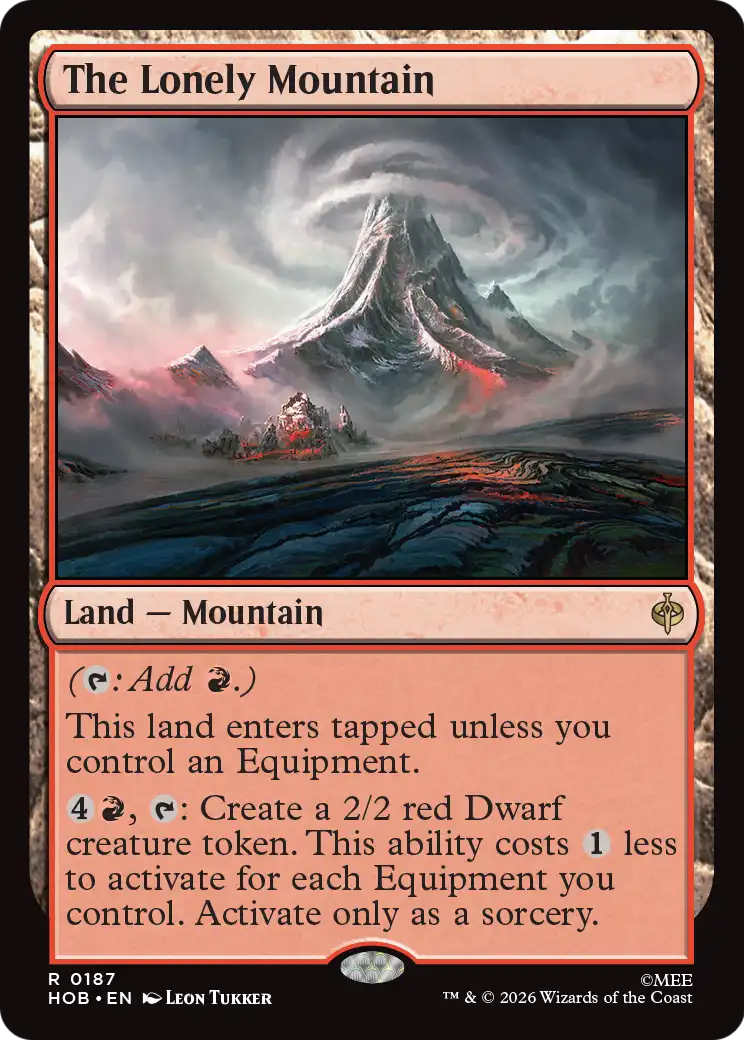 The Lonely Mountain [The Hobbit] | Card Merchant Takapuna