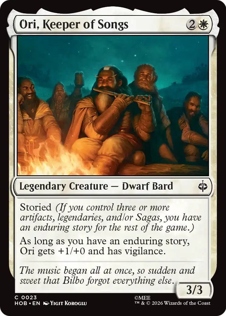 Ori, Keeper of Songs [The Hobbit] | Card Merchant Takapuna