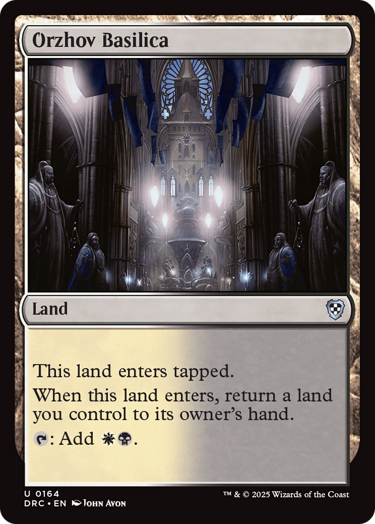 Orzhov Basilica [Aetherdrift Commander] | Card Merchant Takapuna