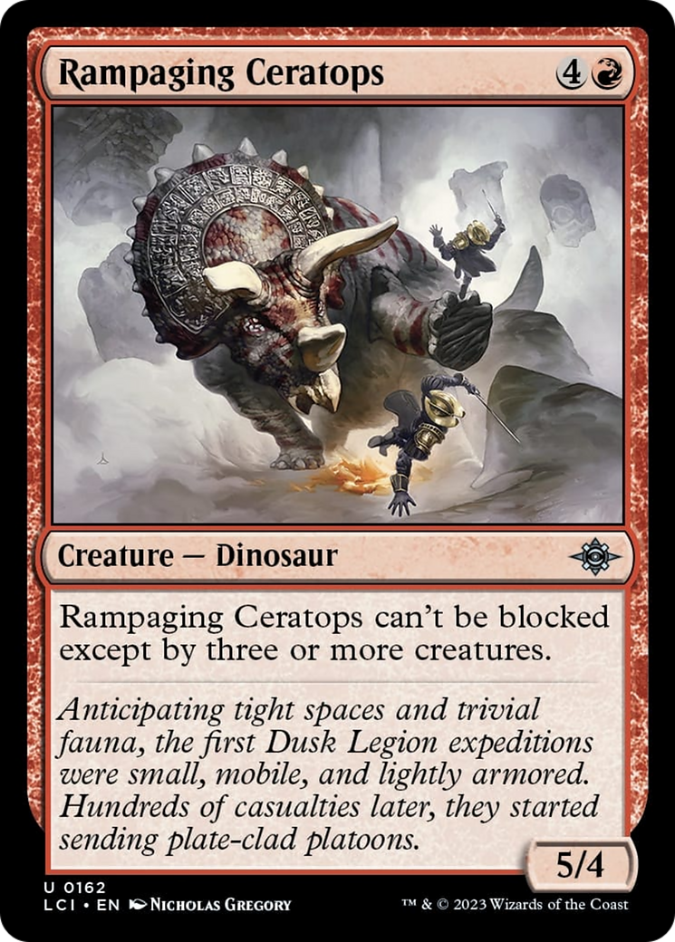 Rampaging Ceratops [The Lost Caverns of Ixalan] | Card Merchant Takapuna