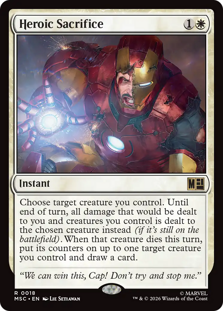 Heroic Sacrifice [Marvel Super Heroes Commander] | Card Merchant Takapuna