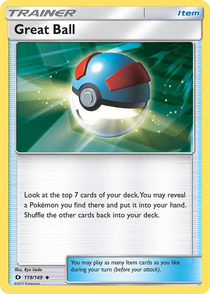Great Ball (119/149) [Sun & Moon: Base Set] | Card Merchant Takapuna