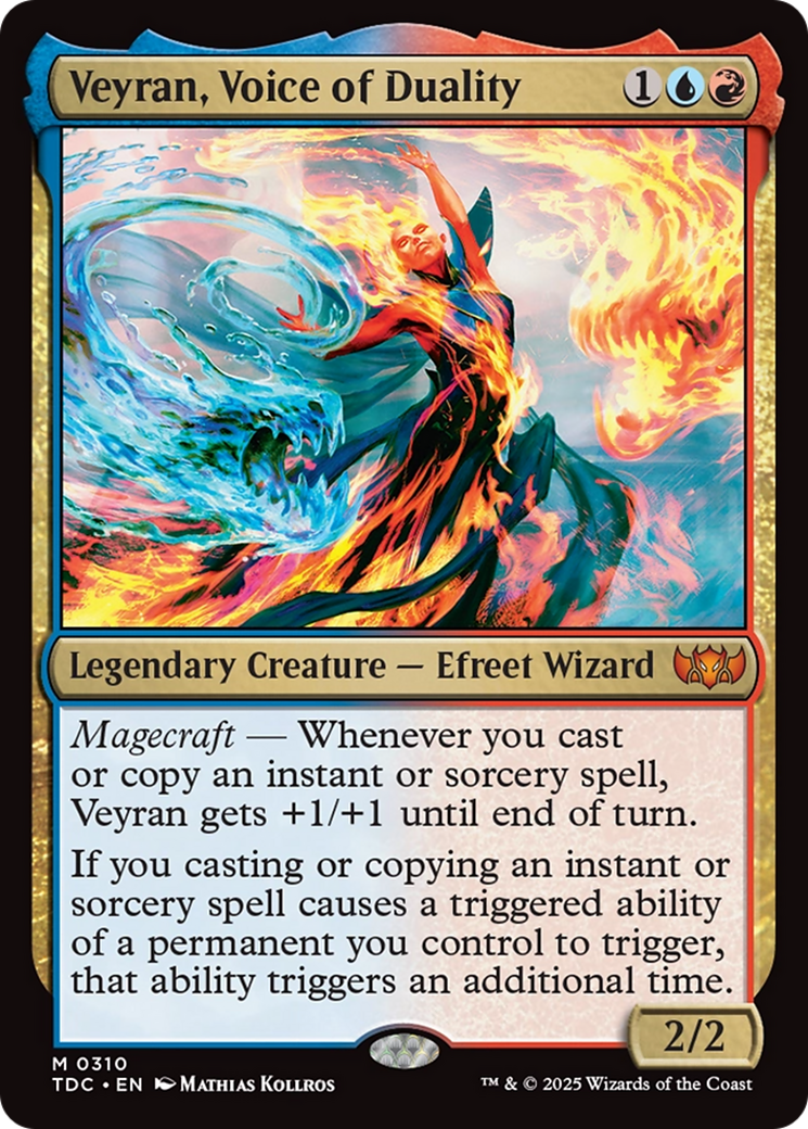 Veyran, Voice of Duality [Tarkir: Dragonstorm Commander] | Card Merchant Takapuna