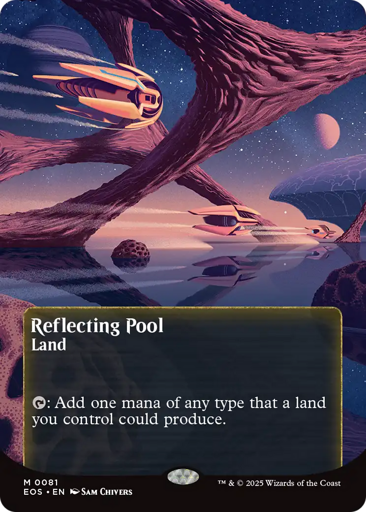 Reflecting Pool (0081) (Borderless) [Edge of Eternities: Stellar Sights] | Card Merchant Takapuna