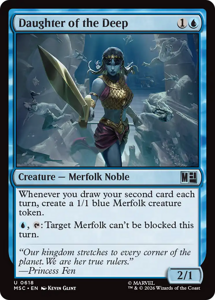 Daughter of the Deep [Marvel Super Heroes Commander] | Card Merchant Takapuna