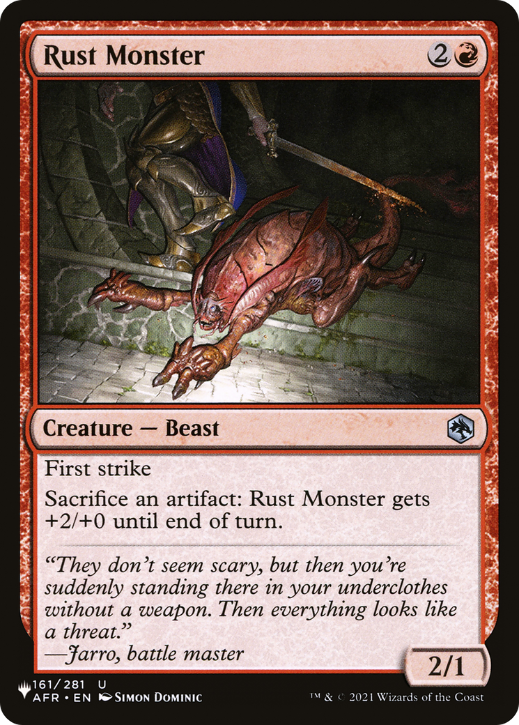 Rust Monster [The List] | Card Merchant Takapuna