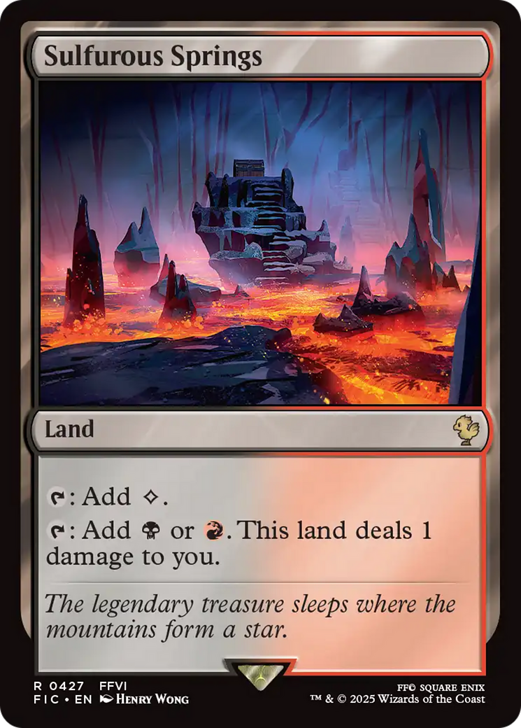 Sulfurous Springs [FINAL FANTASY Commander] | Card Merchant Takapuna