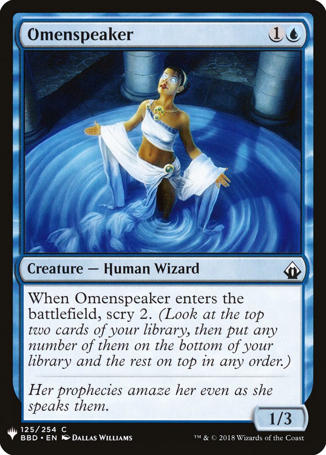Omenspeaker [Mystery Booster] | Card Merchant Takapuna