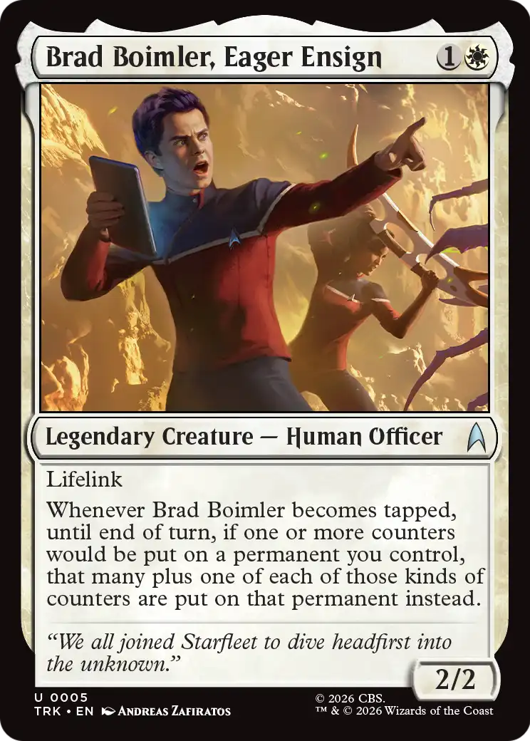 Brad Boimler, Eager Ensign [Star Trek] | Card Merchant Takapuna