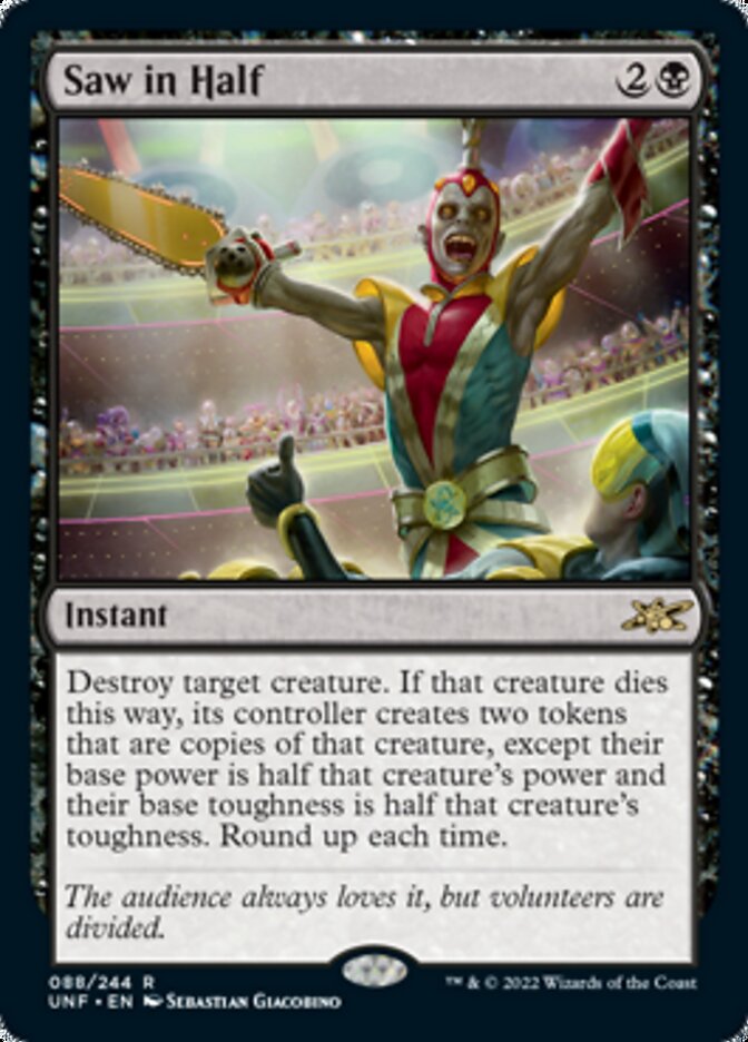 Saw in Half [Unfinity] | Card Merchant Takapuna