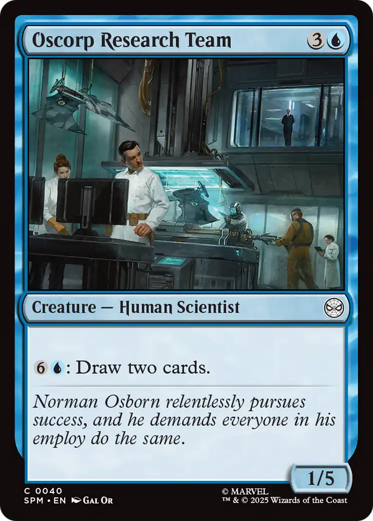 Oscorp Research Team [Marvel's Spider-Man] | Card Merchant Takapuna
