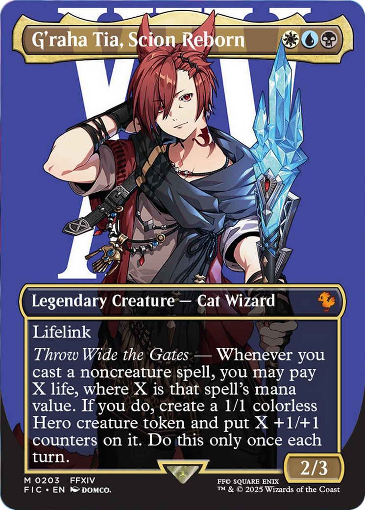 G'raha Tia, Scion Reborn (Borderless) [FINAL FANTASY Commander] | Card Merchant Takapuna