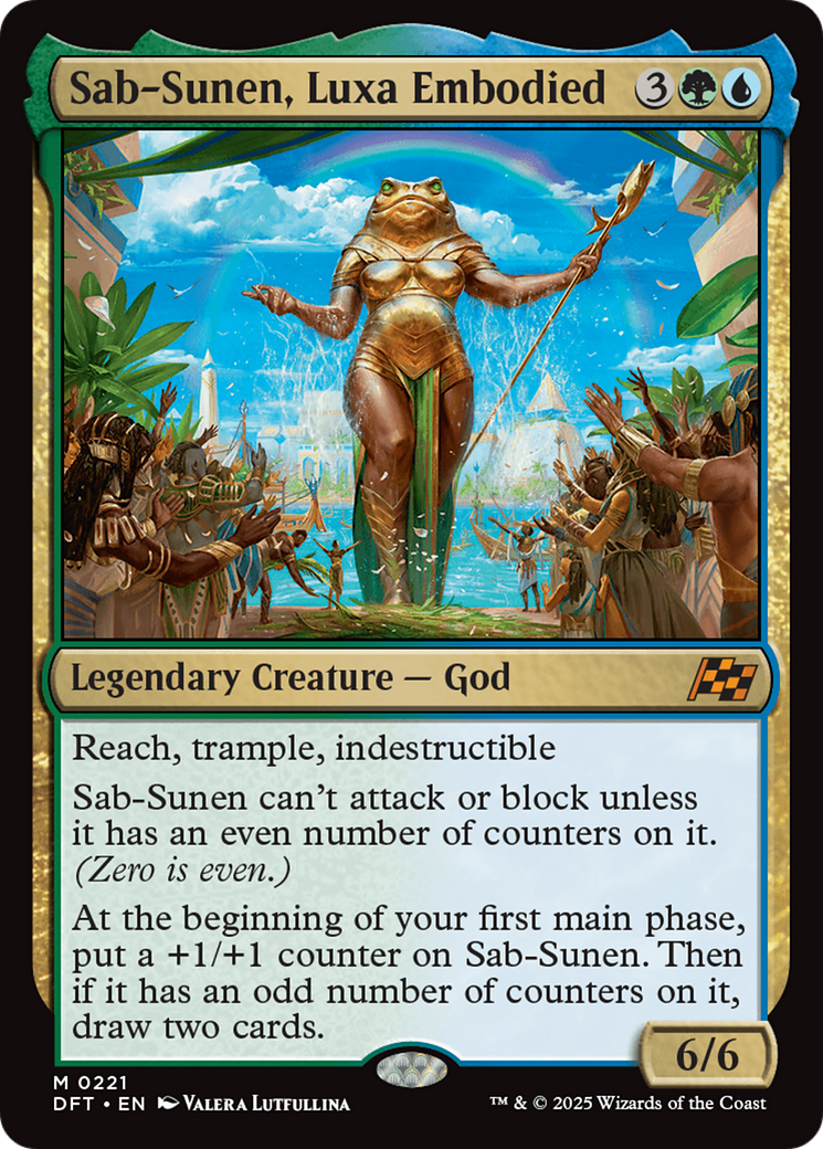 Sab-Sunen, Luxa Embodied [Aetherdrift] | Card Merchant Takapuna